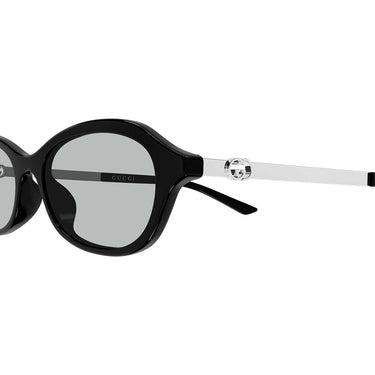 Gucci Occhiali da Sole GG2212S 005 Nero Argento/Azzurro Donna 3