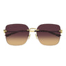 Gucci Occhiali da Sole GG2229SA 003 Oro/Rosso Donna