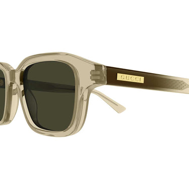 Gucci Occhiali da Sole GG2247S 004 Beige/Verde Uomo 3