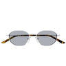 Gucci Occhiali da Sole GG2257S 004 Argento Marrone/Grigio Unisex