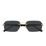 Gucci Occhiali da Sole GG2259S 001 Oro Nero/Grigio Uomo