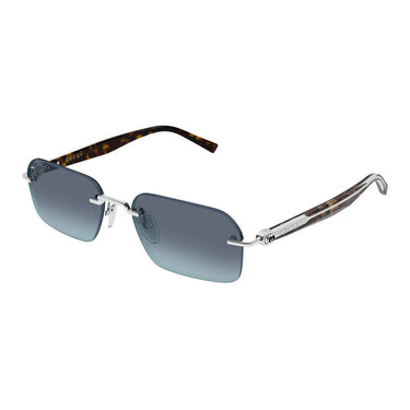 Gucci Occhiali da Sole GG2259S 004 Argento Marrone/Grigio Uomo 2