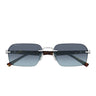 Gucci Occhiali da Sole GG2259S 004 Argento Marrone/Grigio Uomo
