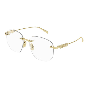 Gucci Okulary korekcyjne GG1806O 001 Złoty/Przezroczysty Damskie