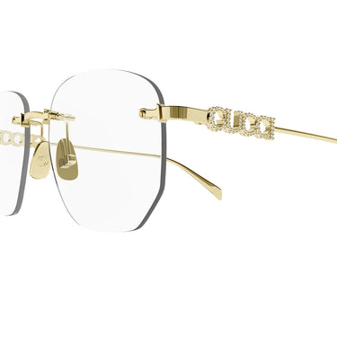 Gucci Okulary korekcyjne GG1806O 001 Złoty/Przezroczysty Damskie