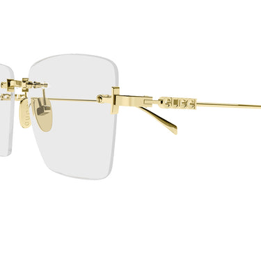 Gucci Okulary korekcyjne GG1938O 001 Złoto/Przezroczyste Damskie 3