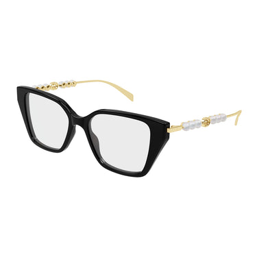 Gucci Okulary korekcyjne GG1969O 001 ZłotoCzarny Przezroczysty Damskie 2