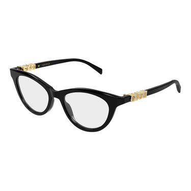 Gucci Occhiali da Vista GG2034O 005 Nero Con Strass/Trasparente Donna 1
