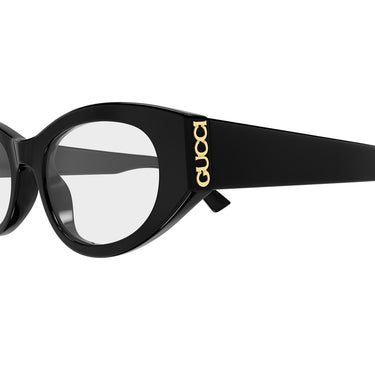Gucci Occhiali da Vista GG2041O 001 Nero Trasparente Donna 3