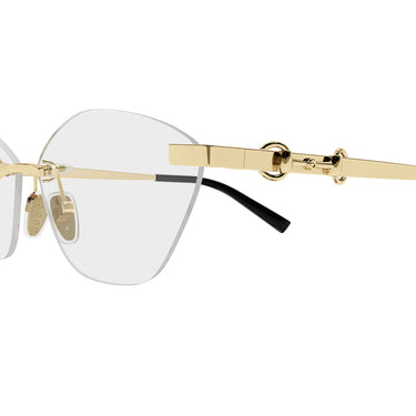 Gucci Occhiali da Vista GG2050O 002 Oro Trasparente Donna 3