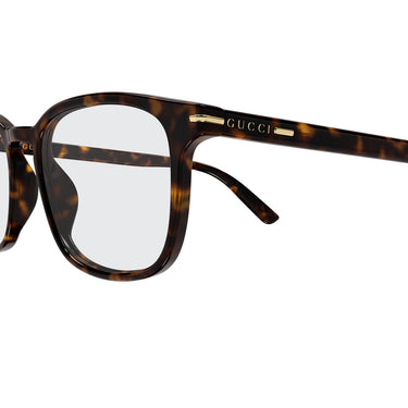 Gucci Occhiali da Vista GG2129O 002 Marrone Trasparente Uomo 3