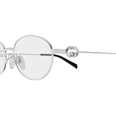 Gucci Occhiali da Vista GG2227O 002 Argento/Trasparente Donna 3