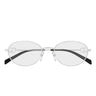 Gucci Occhiali da Vista GG2227O 002 Argento/Trasparente Donna