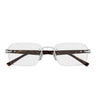Gucci Occhiali da Vista GG2260O 003 Argento Marrone/Trasparente Uomo