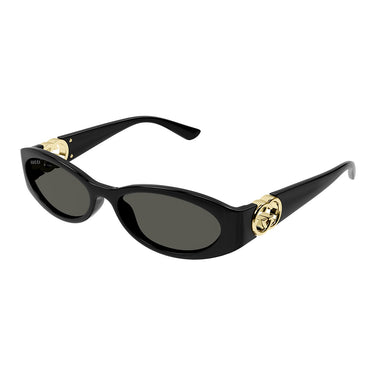Gucci Okulary Przeciwsłoneczne GG1660S 001 Czarny/Szary Unisex 2