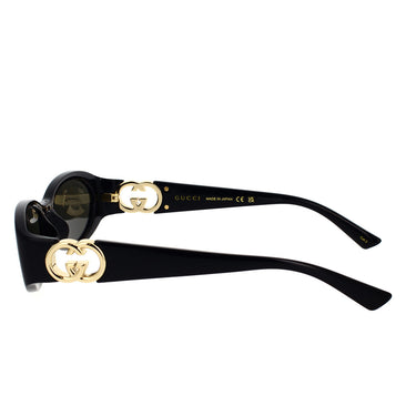 Gucci Okulary Przeciwsłoneczne GG1660S 001 Czarny/Szary Unisex 3