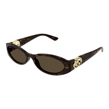 Gucci Okulary Przeciwsłoneczne GG1660S 002 Havana/Marrone Unisex 2