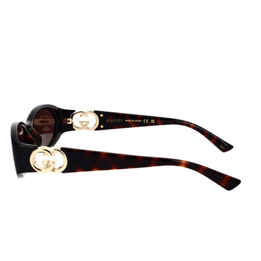 Gucci Okulary Przeciwsłoneczne GG1660S 002 Havana/Marrone Unisex 4