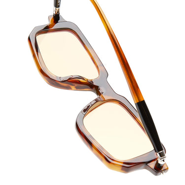 Kuboraum Occhiali da Sole Maske P23 BTO Marrone Tartarugato/Arancione Chiaro Unisex 5