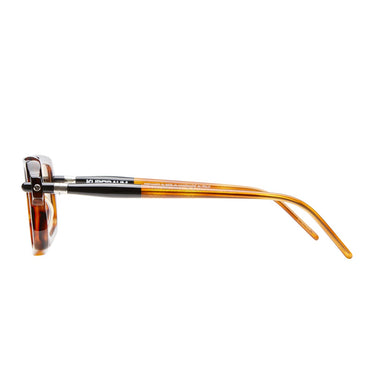 Kuboraum Occhiali da Sole Maske P23 BTO Marrone Tartarugato/Arancione Chiaro Unisex 2