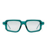 Kuboraum Occhiali da Sole Maske P23 HB x Hamburger Bahnhof Verde Trasparente/Grigio Chiaro Unisex