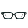 Kuboraum Occhiali da Vista Maske P25 FO Verde Foresta/Trasparente Unisex