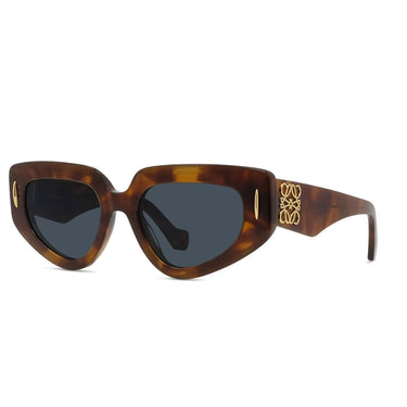 Loewe Anagram Brązowy Geometryczne Okulary Przeciwsłoneczne