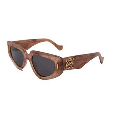 Loewe Anagram Różowy Geometryczne Okulary Przeciwsłoneczne