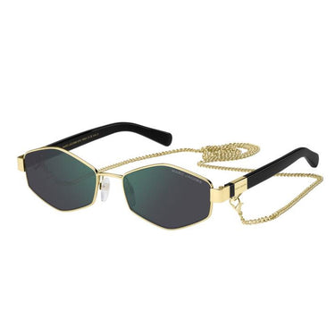 Marc Jacobs Okulary Przeciwsłoneczne MARC 496/S PEF Złote/Zielone Damskie