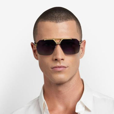 Marc Jacobs Okulary Przeciwsłoneczne MARC 837/S J5G Złoto/Szary Gradient Męskie 4