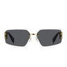 Marc Jacobs Okulary Przeciwsłoneczne MARC 875 N S RHL Złoto Czarny Unisex Z Łańcuszkiem