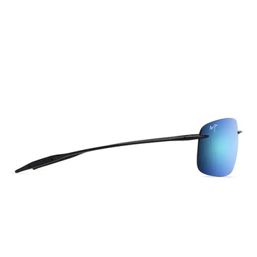 Maui Jim Occhiali da Sole BREAKWALL B422-02 MJ0422S 037 Nero Lucido Blu Hawaii Unisex Polarizzati 3