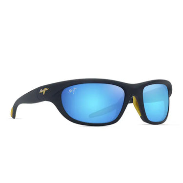 Maui Jim Occhiali da Sole HAULANI MJ0349S 003 Blu Scuro Opaco Blue Hawaii Unisex Polarizzati 2