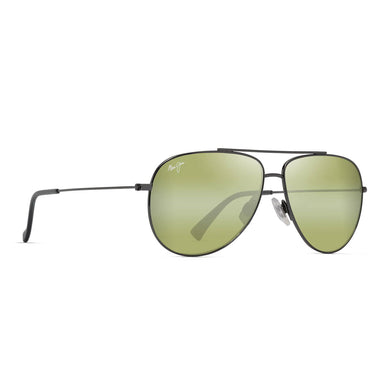 Maui Jim Okulary Przeciwsłoneczne HAUOLI HT665-17A Czarny/Zielony Unisex Polaryzacyjne
