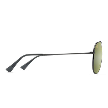 Maui Jim Okulary Przeciwsłoneczne HAUOLI XL HT674-17A Czarne/Zielone Unisex Polaryzowane