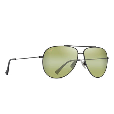 Maui Jim Okulary Przeciwsłoneczne HAUOLI XL HT674-17A Czarne/Zielone Unisex Polaryzowane