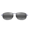 Maui Jim Okulary Przeciwsłoneczne HO'OKIPA MJ0407S 005 Kryształowy Błyszczący/Szary Unisex Polaryzowane