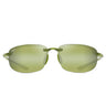 Maui Jim Okulary Przeciwsłoneczne HO'OKIPA MJ0407S 008 Zielony Przezroczysty/Maui HT Unisex Polaryzacyjne