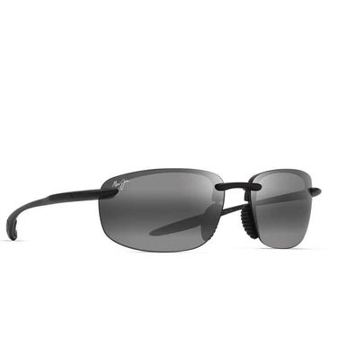 Maui Jim Okulary Przeciwsłoneczne HO'OKIPA ULTRA 676-02 Czarny Połysk/Szary Unisex Polaryzacyjne