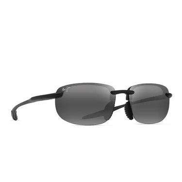 Maui Jim Occhiali da Sole HO'OKIPA ULTRA AF 677-02 MJ0677SA-001 Nero Opaco/Grigio Unisex Polarizzati 1
