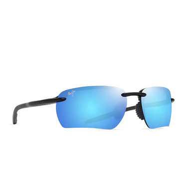 Maui Jim Occhiali da Sole HO'OKIPA ULTRA G MJ0336S 013 Nero Lucido Blue Hawaii Unisex Polarizzati 2