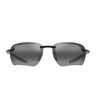 Maui Jim Occhiali da Sole HO'OKIPA ULTRA G MJ0336S 014 Nero Lucido Grigio Neutro Unisex Polarizzati