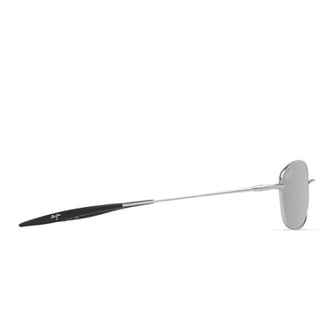Maui Jim Occhiali da Sole HUIA MJ0372S 002 Argento Hawaii Seashine Unisex Polarizzati 3