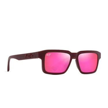 Maui Jim Okulary Przeciwsłoneczne KAHIKO P635-04 Czerwony/Czerwony Unisex Polaryzowane