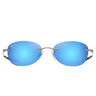 Maui Jim Occhiali da Sole KAILA MJ0373S 002 Rutenio Opaco Blue Hawaii Unisex Polarizzati