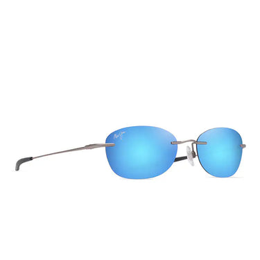 Maui Jim Occhiali da Sole KAILA MJ0373S 002 Rutenio Opaco Blue Hawaii Unisex Polarizzati 2