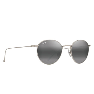 Maui Jim Okulary Przeciwsłoneczne KA'APEHA MJ0691S 001 Srebrny Matowy/Szary Unisex Polaryzowane 2