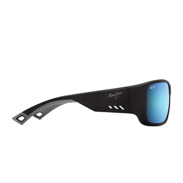Maui Jim Okulary Przeciwsłoneczne KEHA B663-02 Czarny/Niebieski Lustro Unisex Polaryzowane