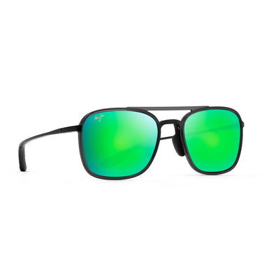 Maui Jim Okulary Przeciwsłoneczne KEOKEA GM447-11 Czarny/Zielony Unisex Polaryzacyjne