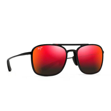 Maui Jim Okulary Przeciwsłoneczne KEOKEA MJ0447S 003 Czarny Piaskowy/Hawajska lawa Unisex Polaryzowane 2